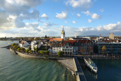 Blick auf die Stadt Friedrichshafen